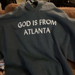 God is from Atlanta hooded sweatshirt